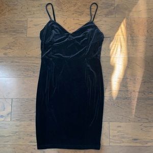 Velvet Black Dress